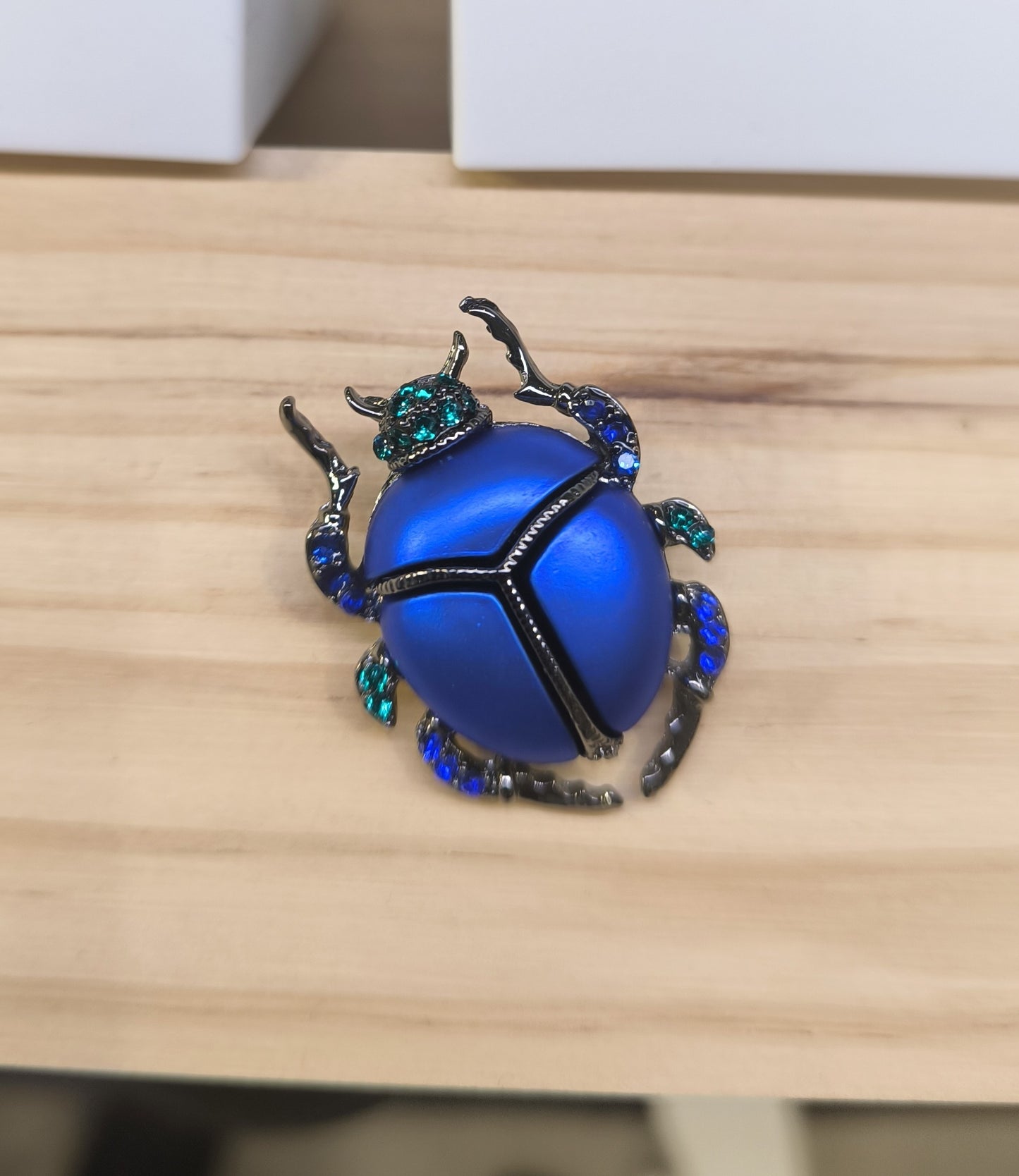Beetle brooch