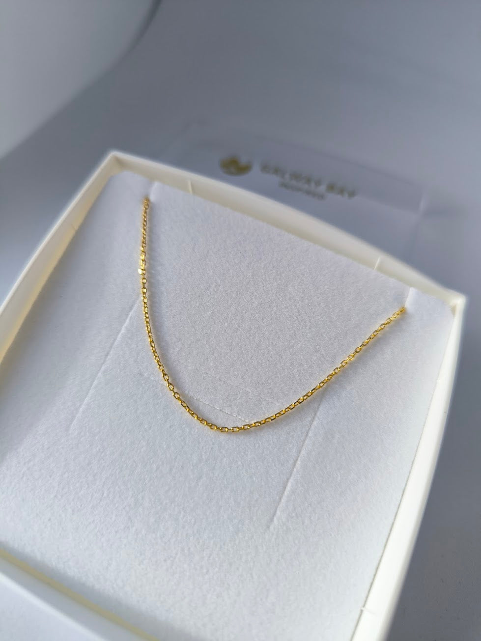 STERLING SILVER NECKLACE GOLD-PLATED